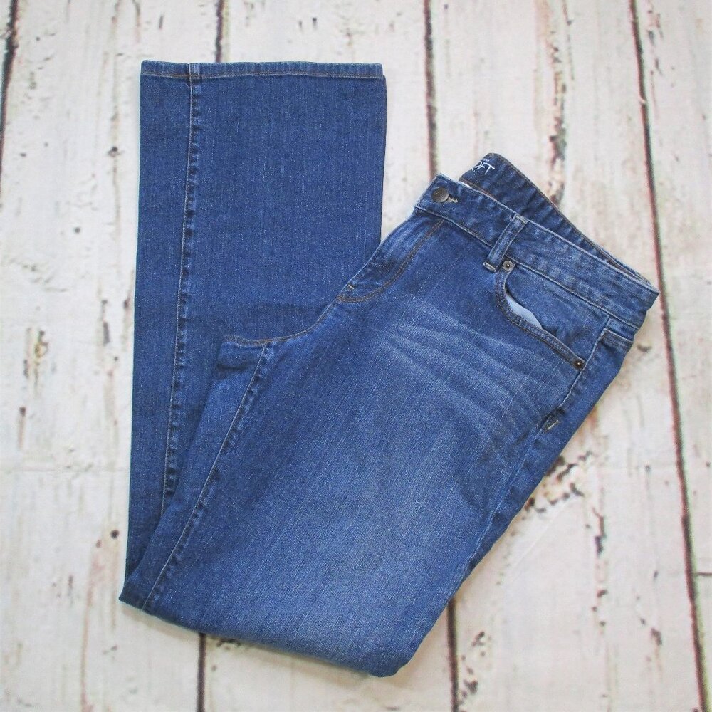 Ann Taylor LOFT Mid Rise Original Bootcut Jeans - Picture 1 of 8